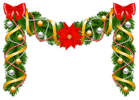 christmas garland clipart